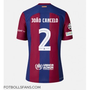 Barcelona Joao Cancelo #2 Replika Hemmatröja 2023-24 Kortärmad